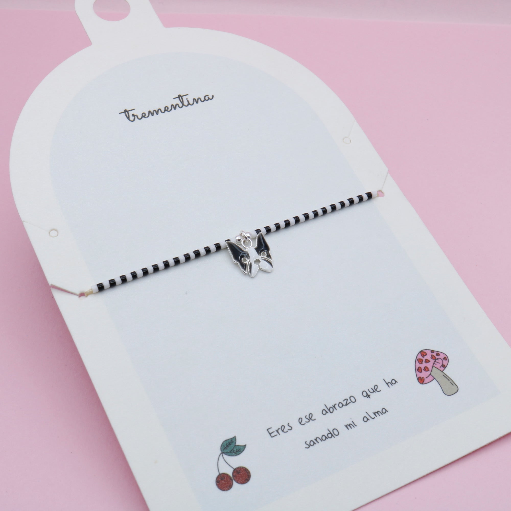 Pulsera Mostacilla Boston Terrier