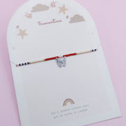 Pulsera Mostacilla Boston Terrier Gris