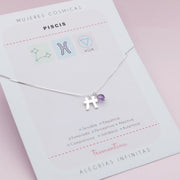 Collar en Plata Signo Piscis