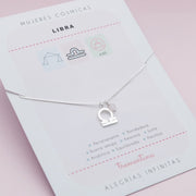 Collar en plata signo libra