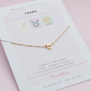 Collar Dorado Tauro Mujeres Cósmicas
