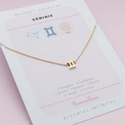 Collar Dorado Géminis Mujeres Cósmicas