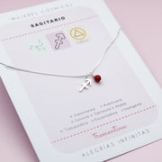 Collar en Plata Sagitario Mujeres Cósmicas