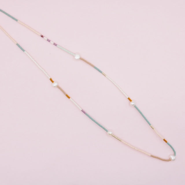 Collar largo Perla Miyuki