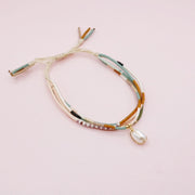 Pulsera Cuádruple Perla Miyuki