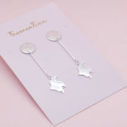 Aretes Largos Plata Colombia