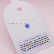 Collar en Plata Swarovski Azul