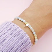 Pulsera Rayo Berilo Verdoso