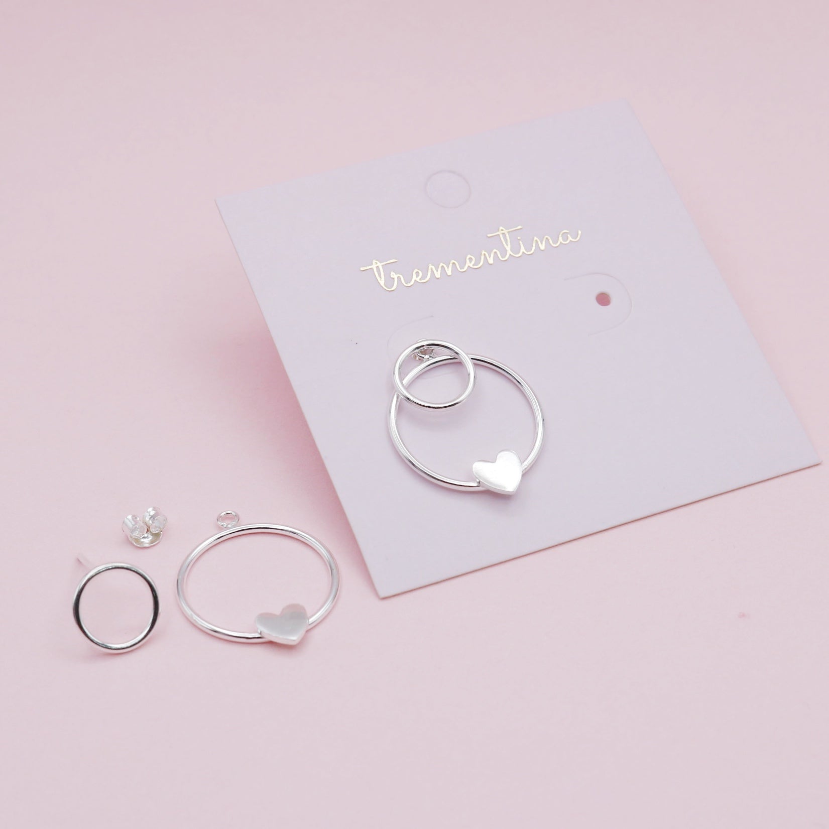 Aretes Minimalista Corazón