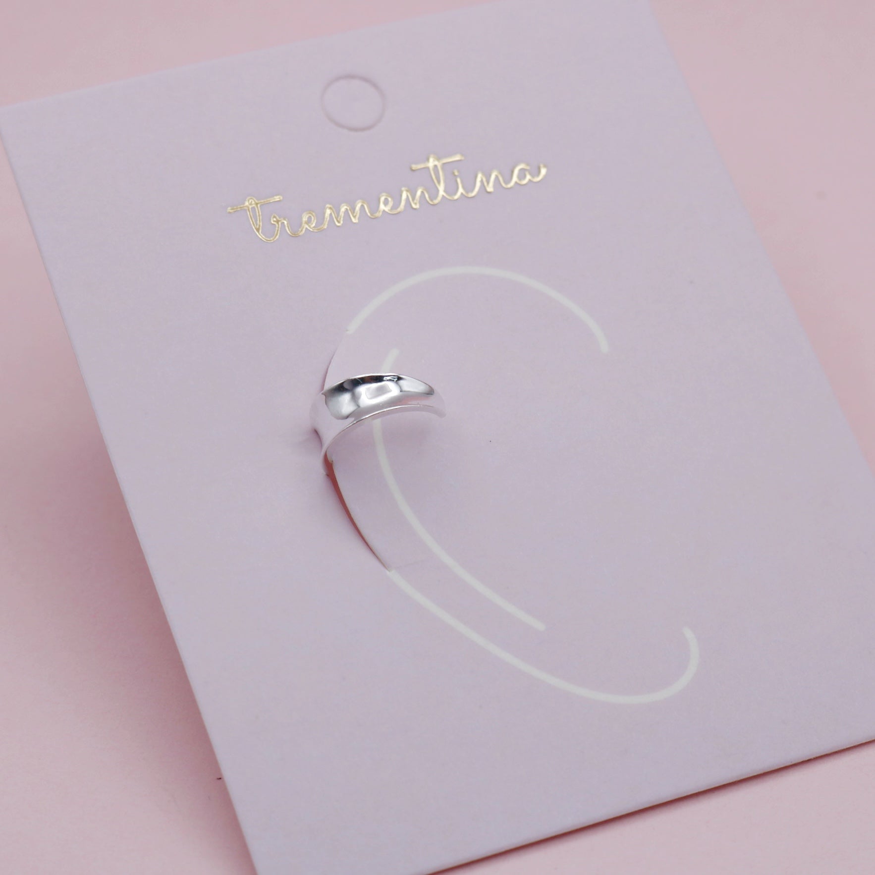 Earcuff en Plata Puente