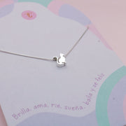 Collar en Plata Un Lindo Gatito
