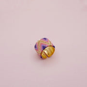 Anillo Tejido Triángulo