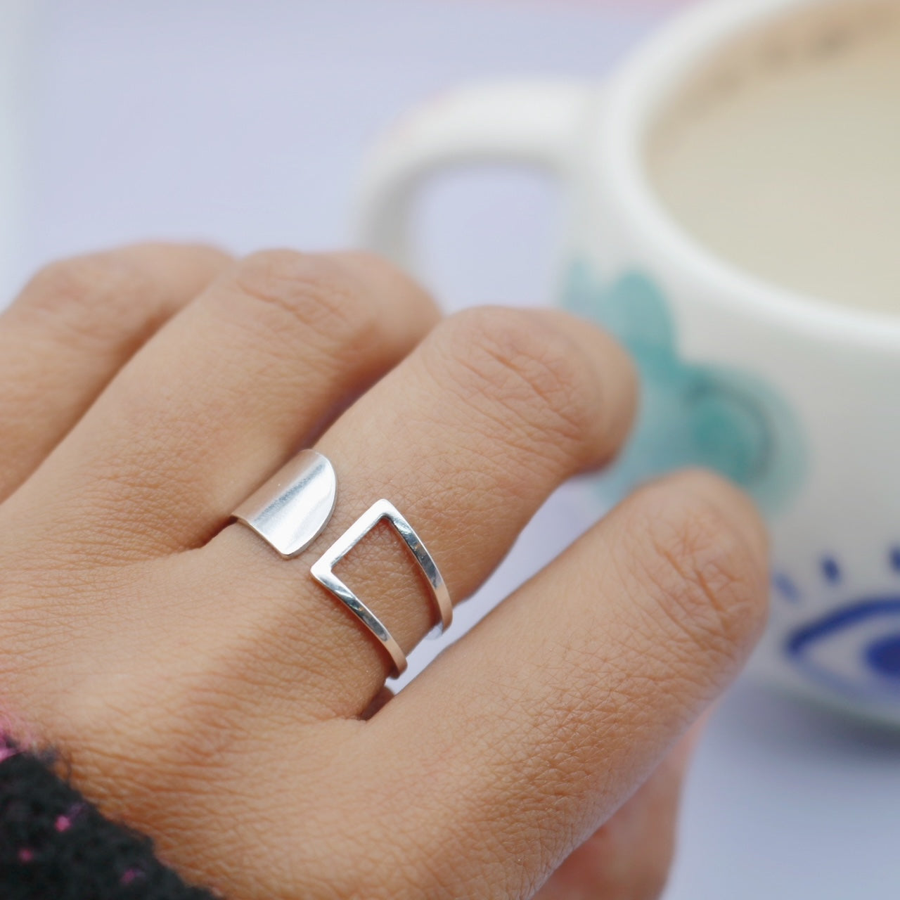 Anillo en Plata Yin Yang