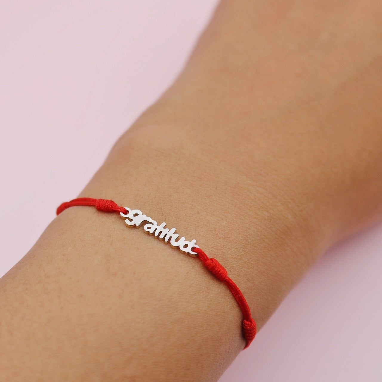 Pulsera Hilo Rojo Gratitud