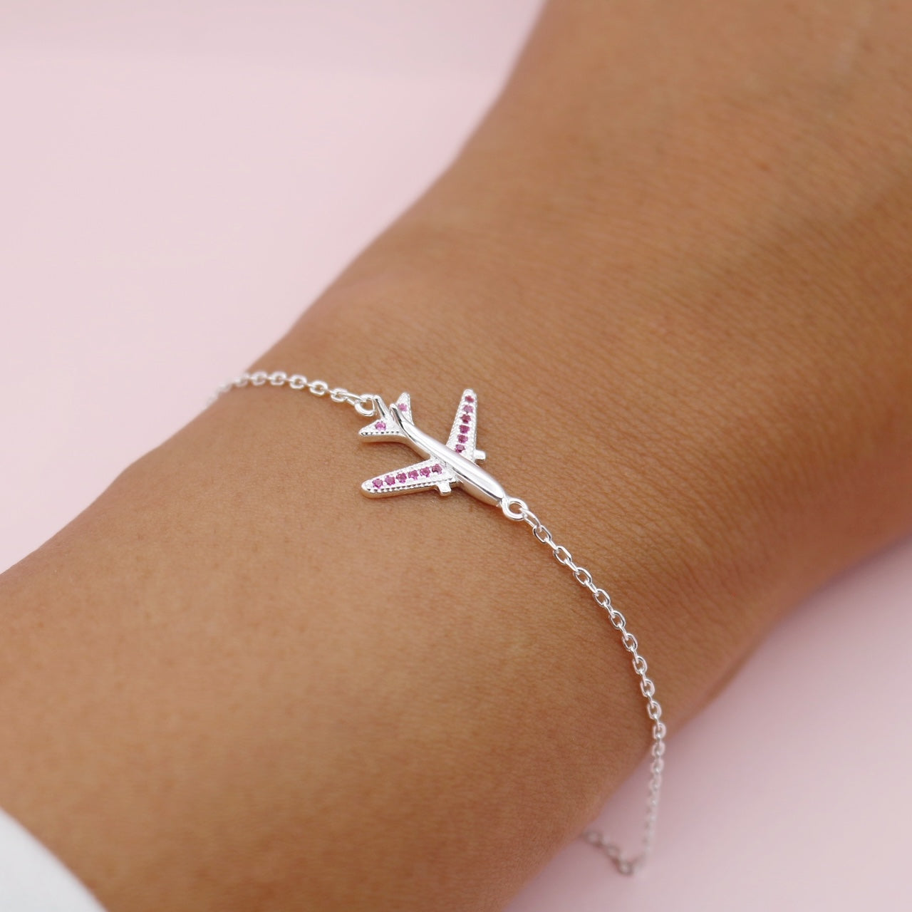 Pulsera en Plata Avión