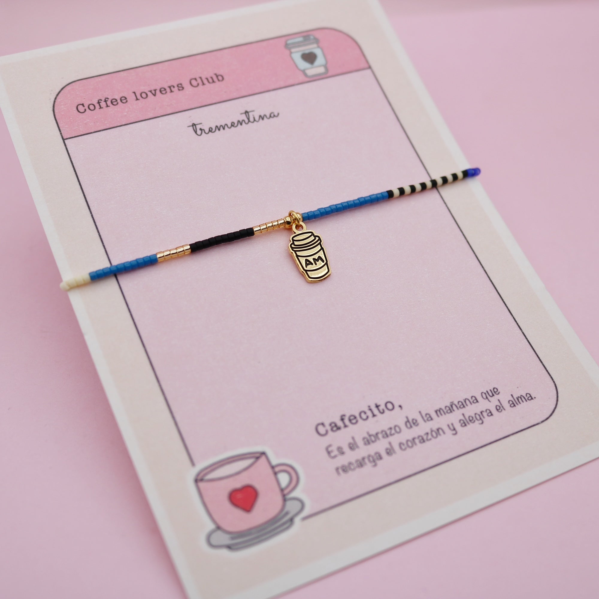 Pulsera Mostacilla Un Amor por el Café