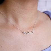 Collar Nombre o palabra Horizontal Apasionada