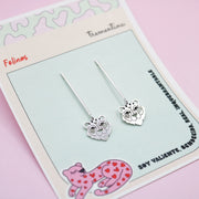 Aretes De Plata Tigre