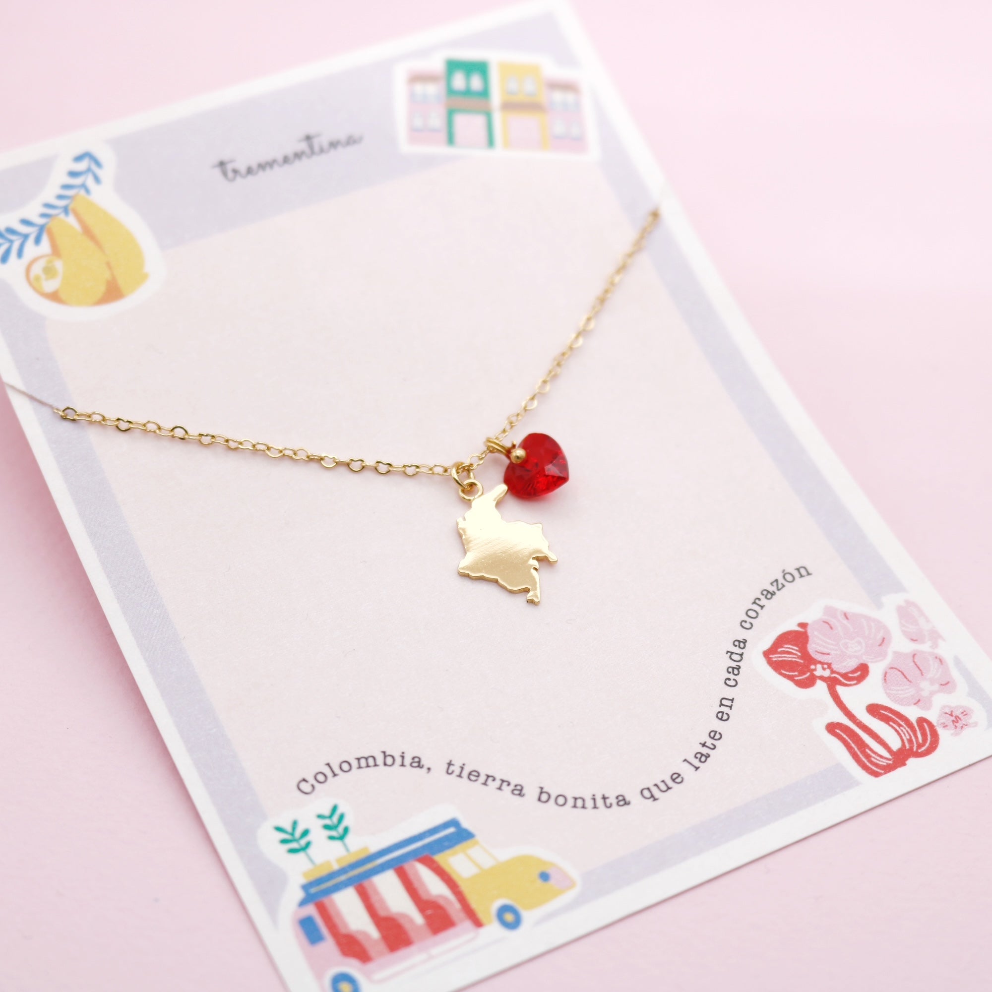 Collar Dorado Colombia