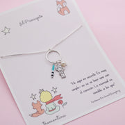Collar de Plata "El Principito" Niño con Perla