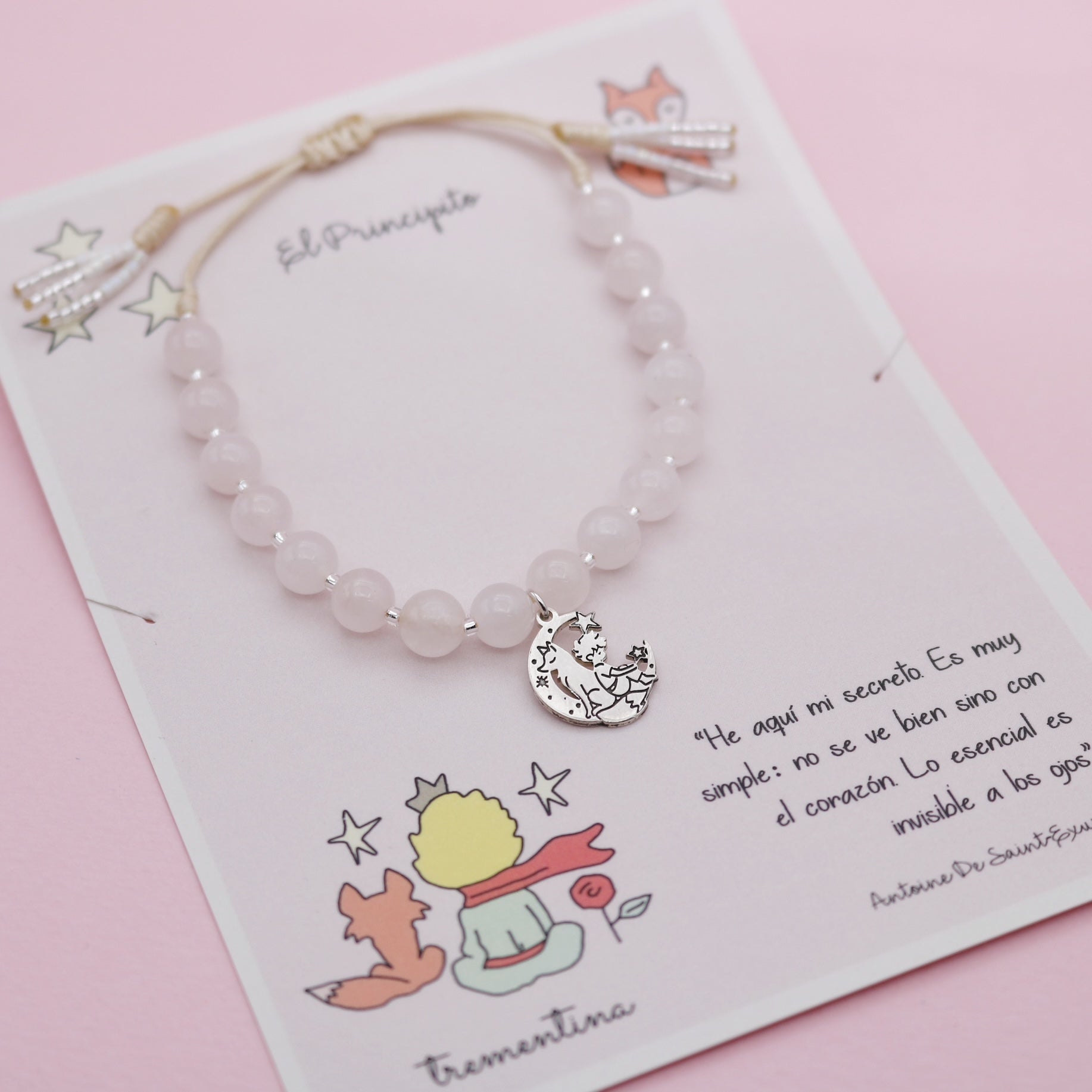 Pulsera  "El Principito" y Zorro en la Luna