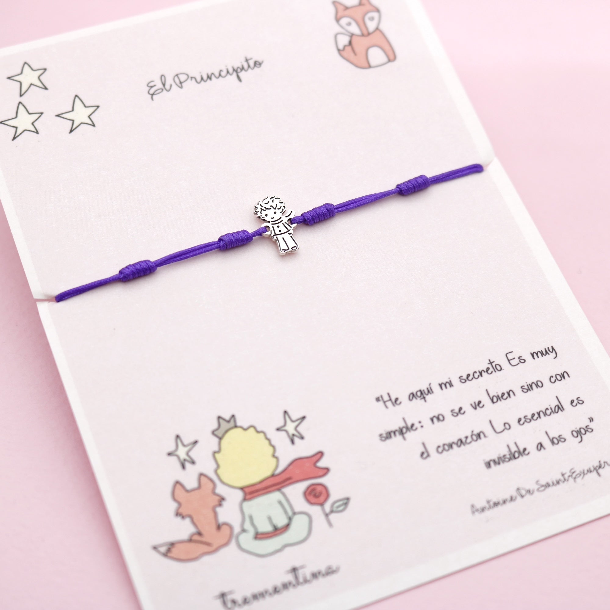 Pulsera en Hilo "El Principito" Niño