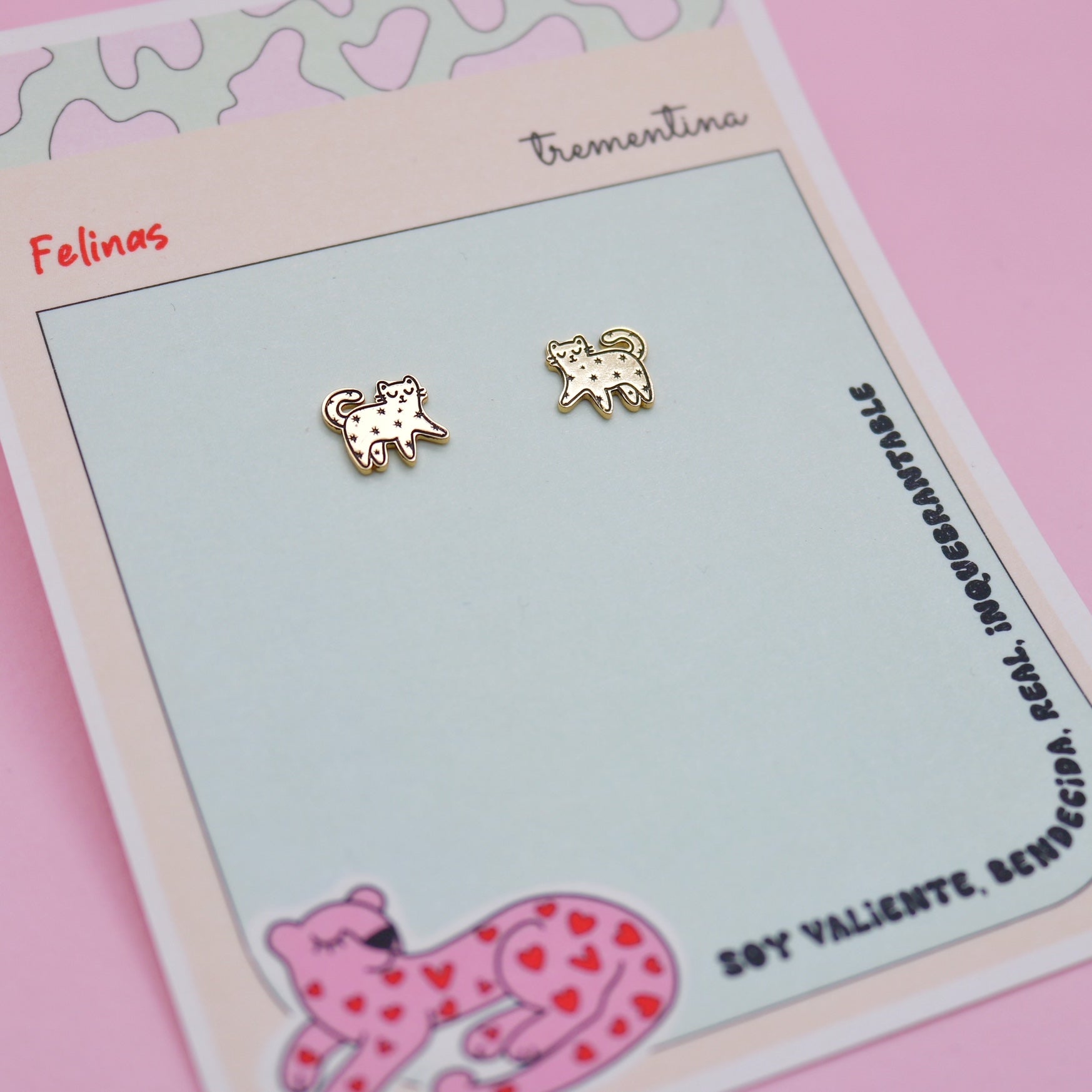 Topos Dorados Gatico Estrellado