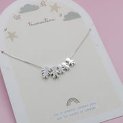 Collar Mi Familia Mamá - Papá 3 Hijos