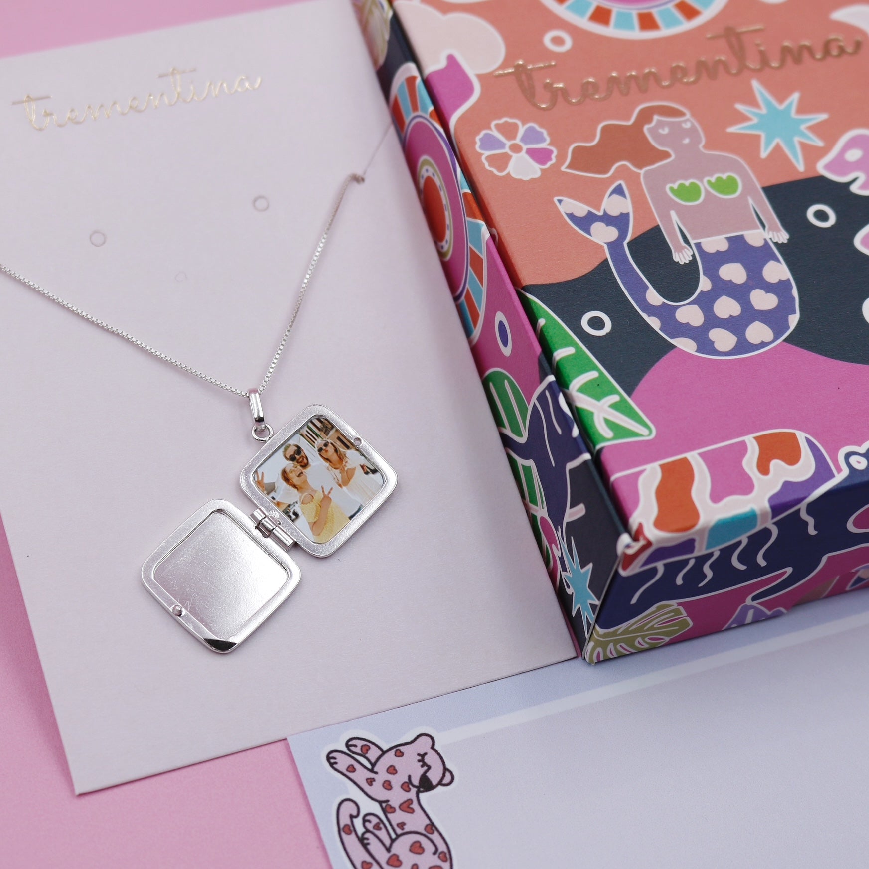 Relicario Cuadrado Gratitud