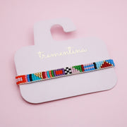 Pulsera Mostacilla Miyuki Figuras de Colores
