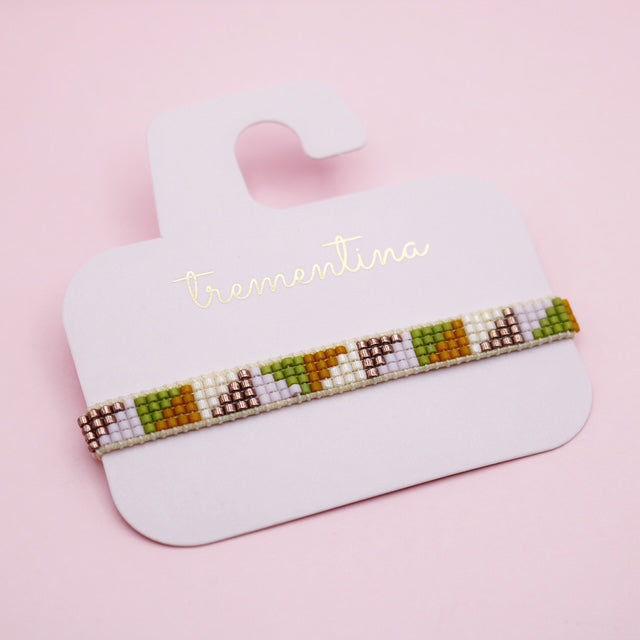 Pulsera Mostacilla Miyuki Colores Tierra