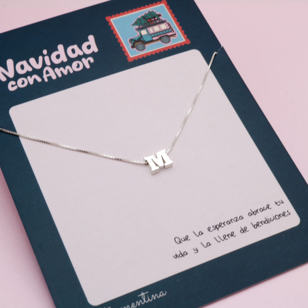 Collar Mi Inicial en Plata