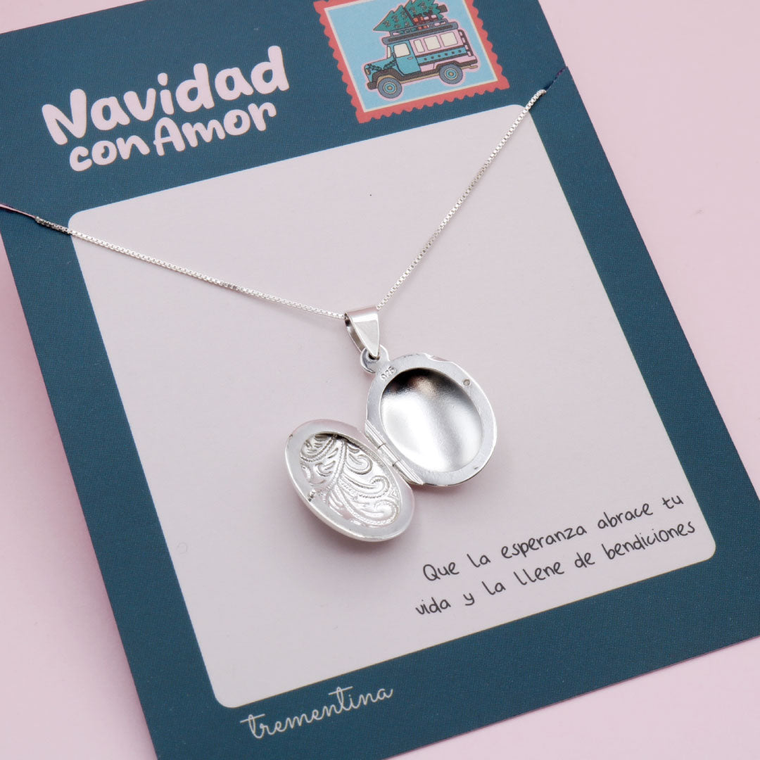 Relicario de Plata Tesoro del Alma