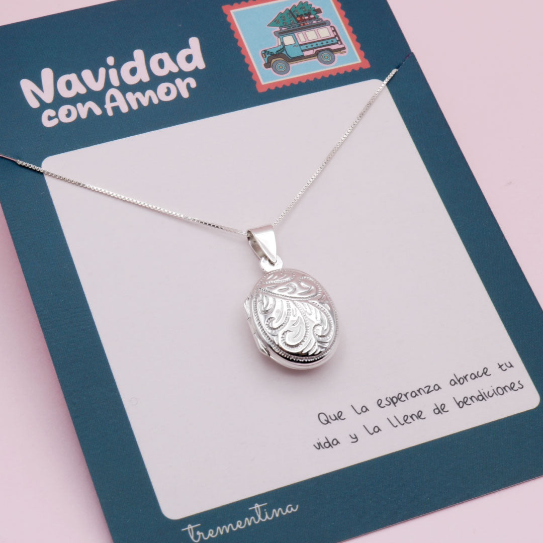 Relicario de Plata Tesoro del Alma