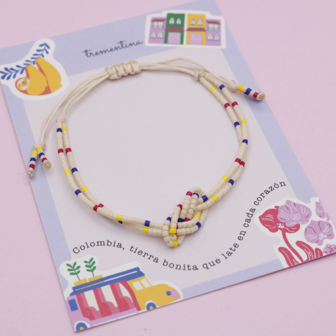 Pulsera Doble Nudo Colombia