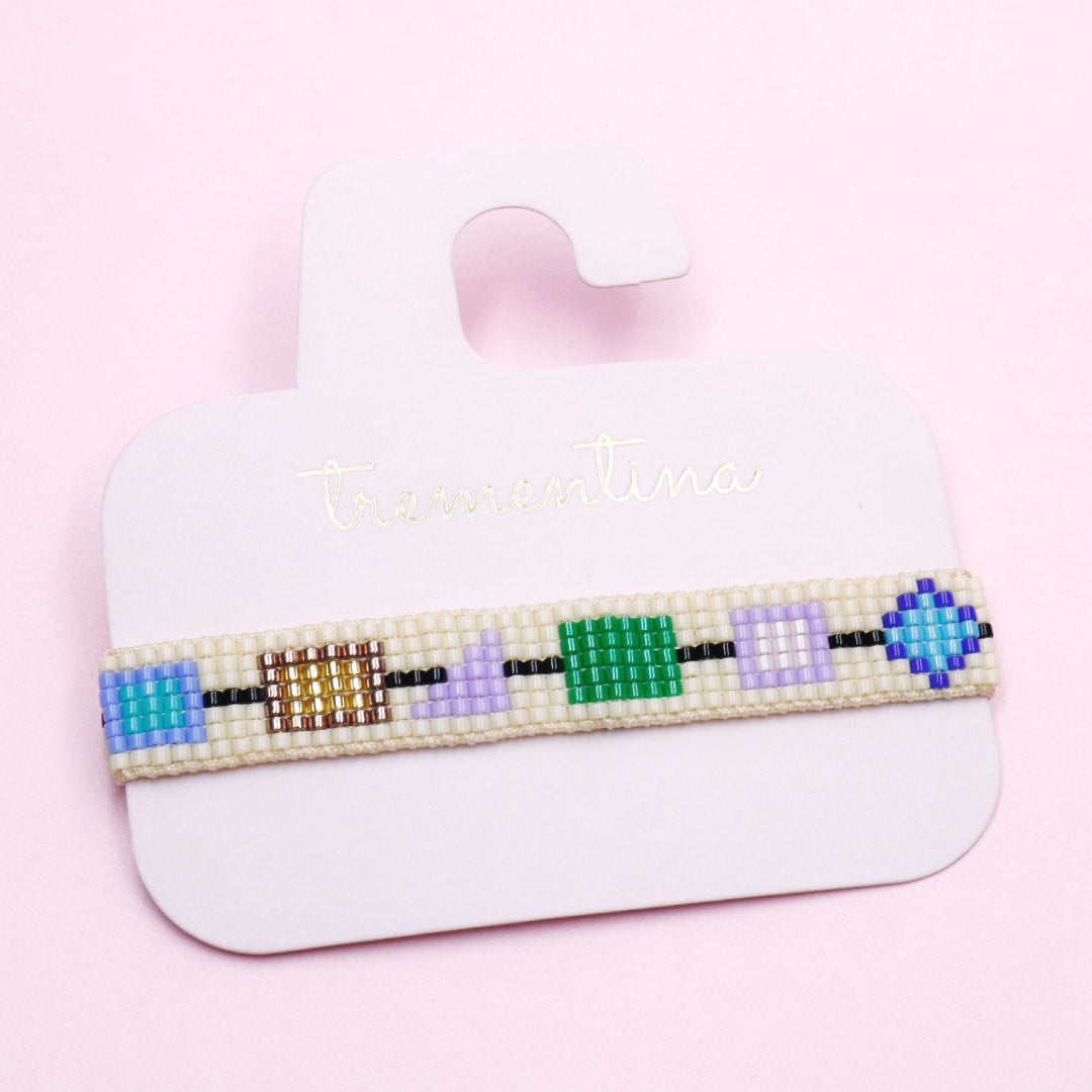 Pulsera Mostacilla Geometría Viva