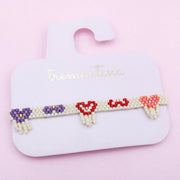 Pulsera Mostacilla Amor a Color