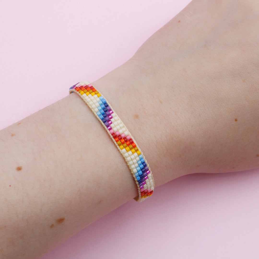 Pulsera Mostacilla Rainbow Vibes