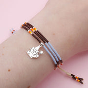 Pulsera Triple Mostacilla Gatico Mago