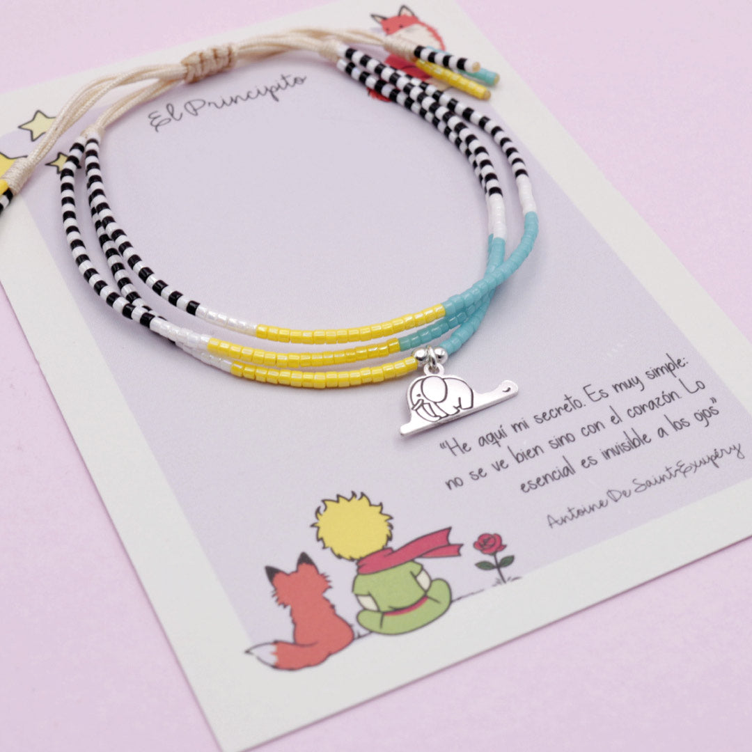 Pulsera Triple Miyuki Elefante