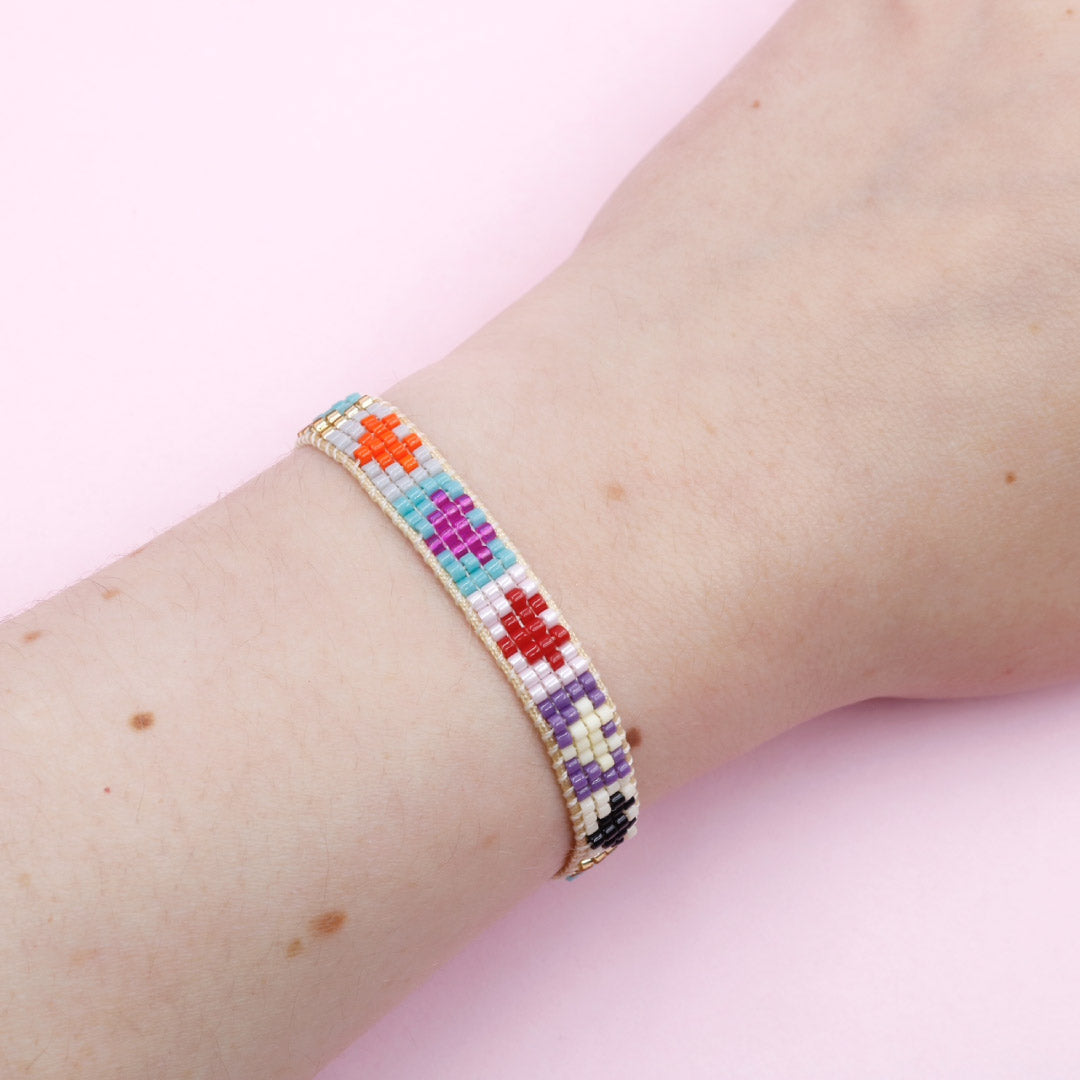 Pulsera en Mostacilla Amor Multicolor