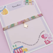 Pulsera Colombia Miyuki Pastel