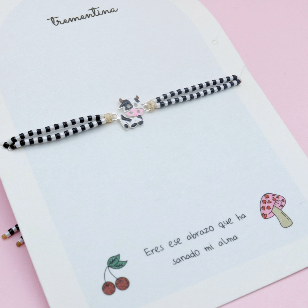 Pulsera Mostacilla Cow Love