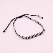 Pulsera Mostacilla Black & White