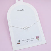 Pulsera en Plata Huellita de Perro