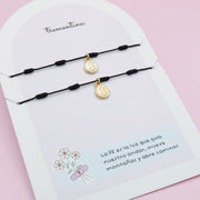 Set Dos Pulseras Dorada San Benito