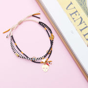 Pulsera Triple Mostacilla Skull Pops