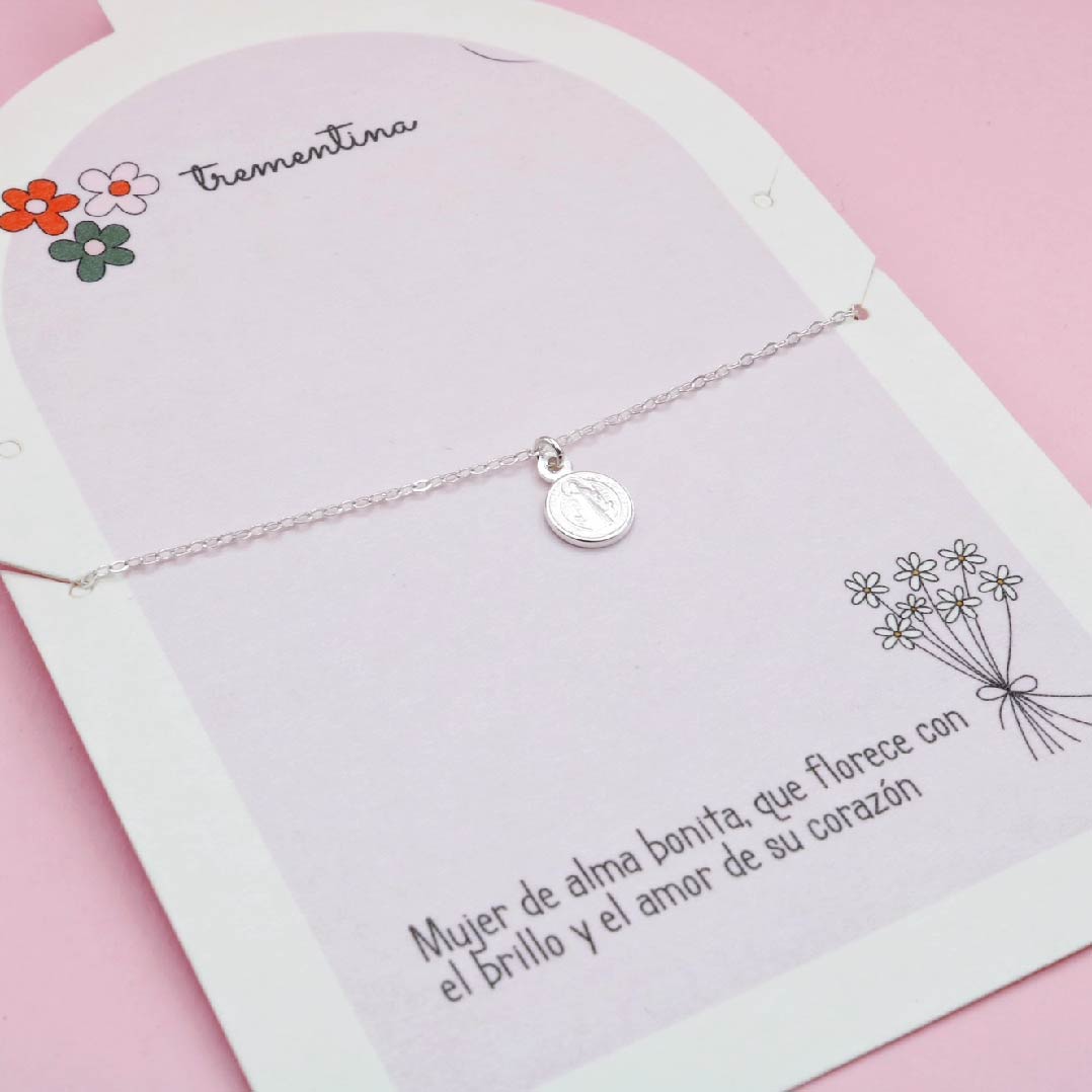 Pulsera En Plata San Benito