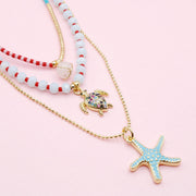 Collar Triple Amuletos del Mar