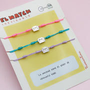 Set de Tres Pulseras Ctrl + Alt + Supr